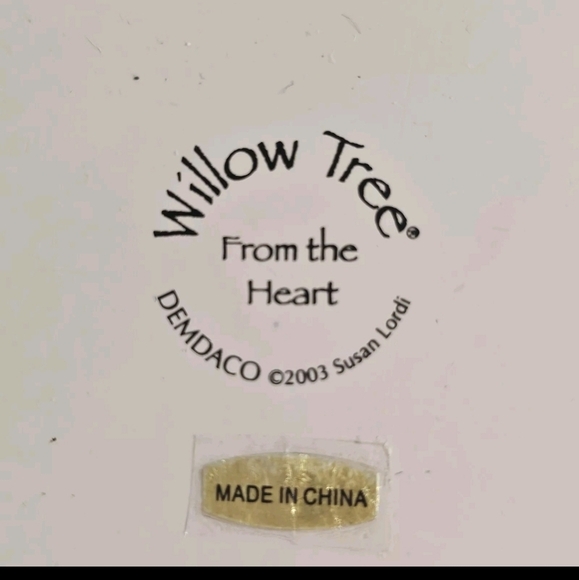 Willow Tree Square Keepsake  Trinket Love Box by Lordi  From the Heart 2003 - Picture 12 of 13